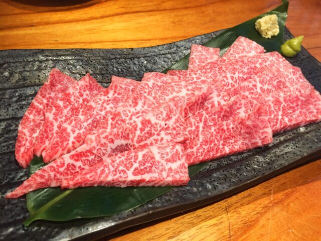 石垣島の名物石垣牛の焼肉